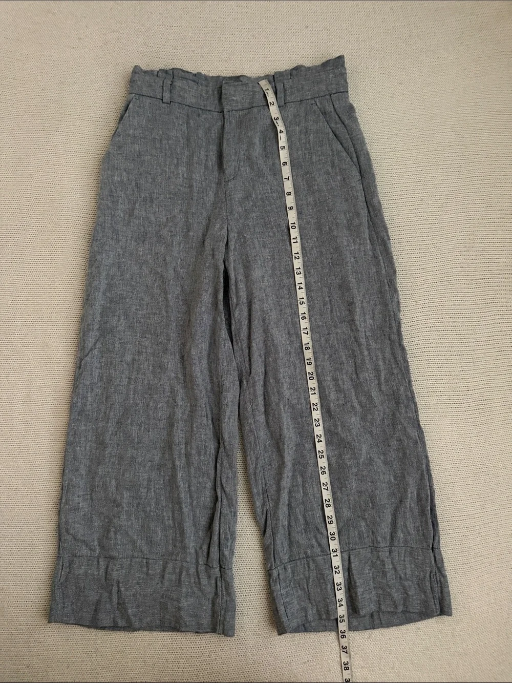 Banana Republic Linen/Cotton Blake Crop Pants Size 6